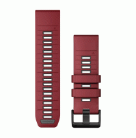 QuickFit 26 Watch Bands, Marsala/Graphite Silicone - 26 mm - 010-13393-06 - Garmin
